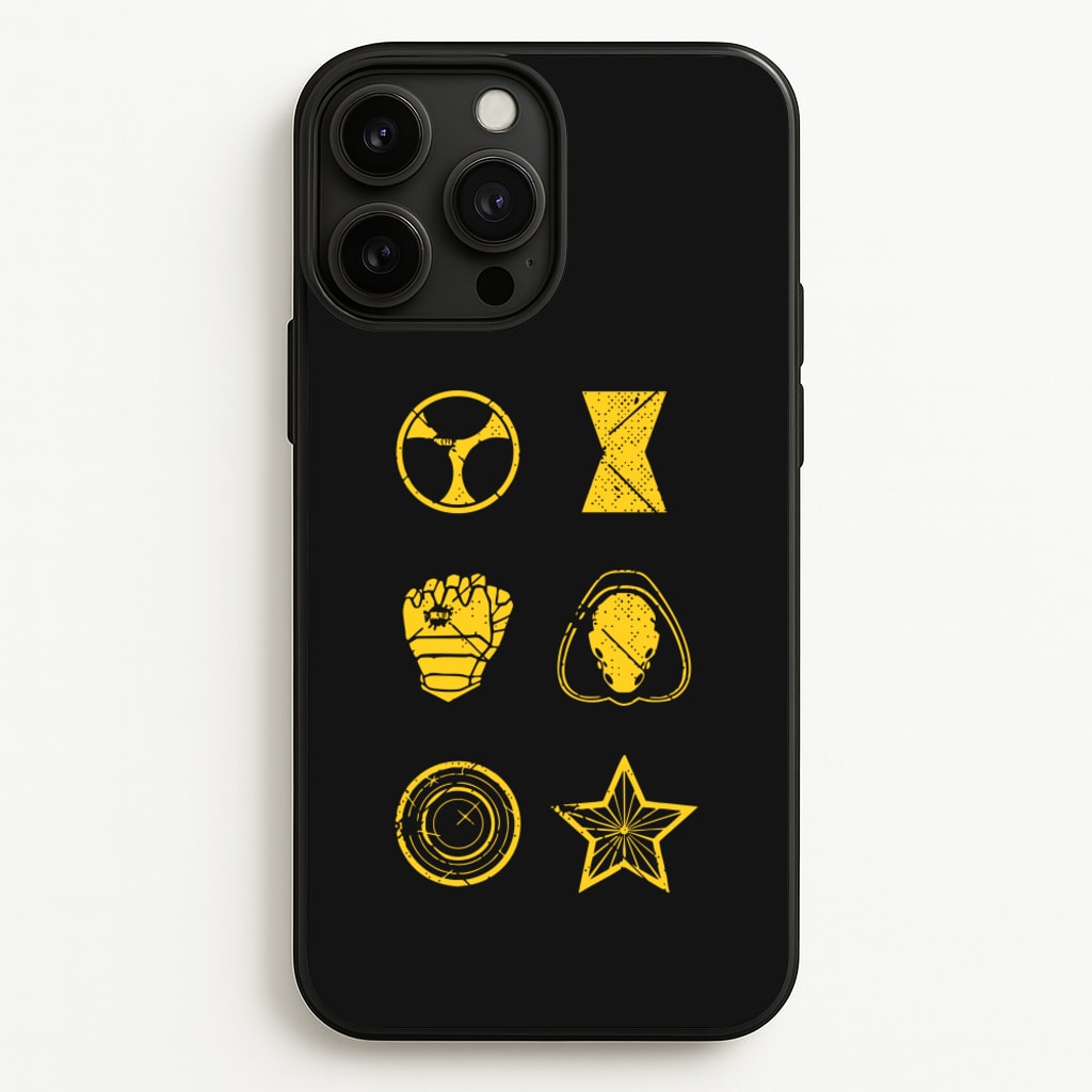 Antihero Symbols - Thunderbolts Phone Case for iPhone 13 Pro Max