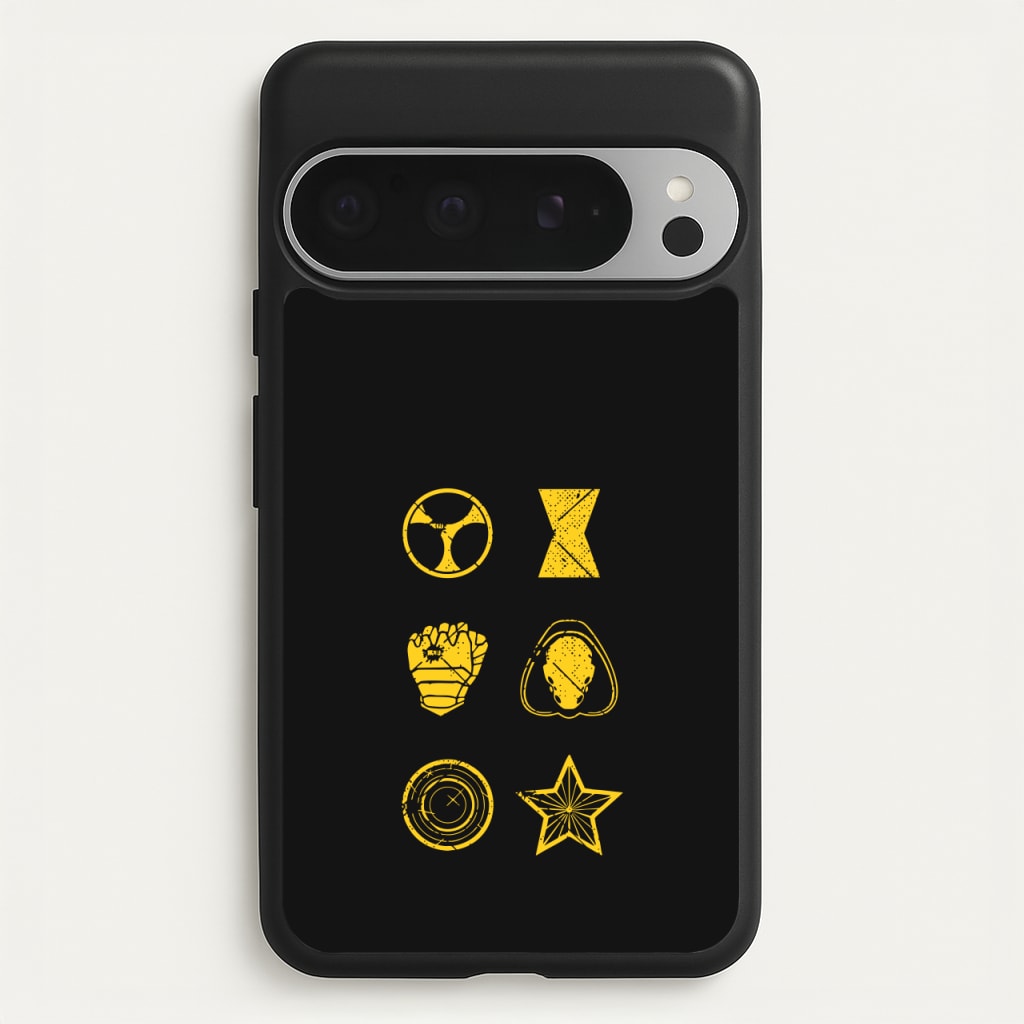Antihero Symbols - Thunderbolts Phone Case for Google Pixel 9 Pro XL