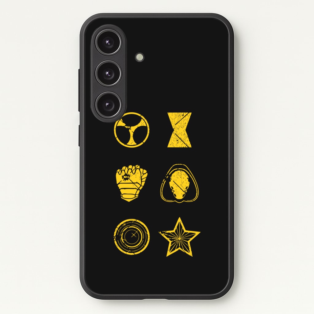 Antihero Symbols - Thunderbolts Phone Case for Galaxy S25 Plus