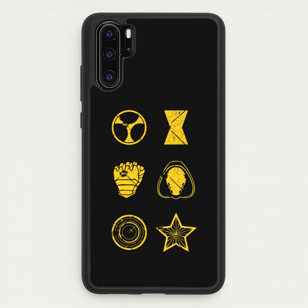 Antihero Symbols - Thunderbolts Phone Case for Huawei P30 Pro