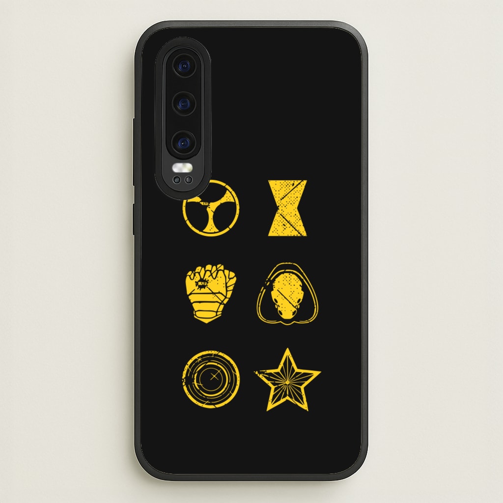 Antihero Symbols - Thunderbolts Phone Case for Huawei P30