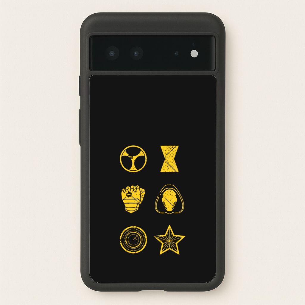 Antihero Symbols - Thunderbolts Phone Case for Google Pixel 6