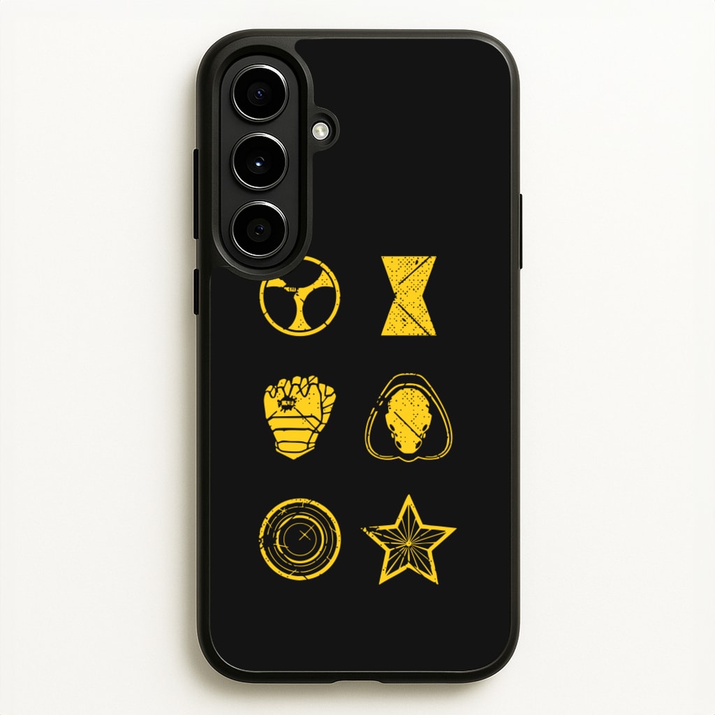 Antihero Symbols - Thunderbolts Phone Case for Galaxy A56
