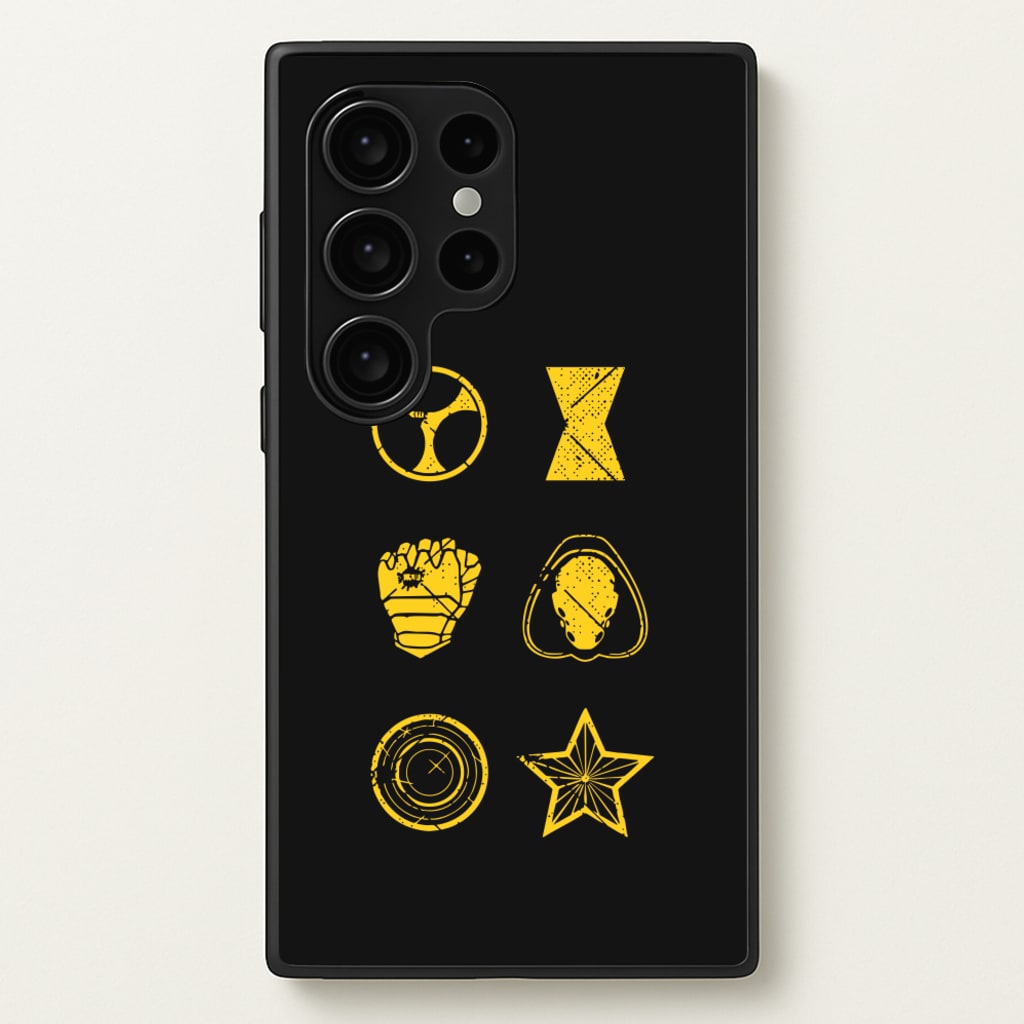 Antihero Symbols - Thunderbolts Phone Case for Galaxy S24 Ultra