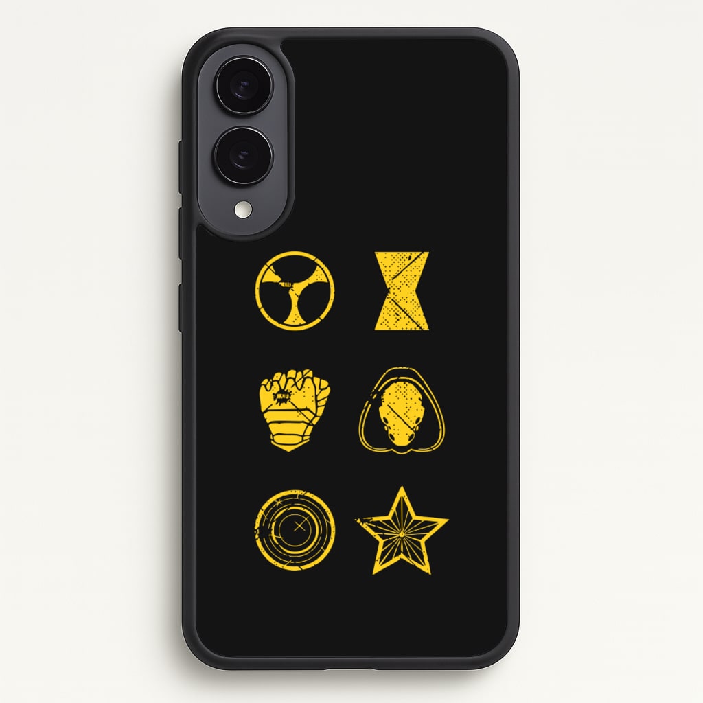 Antihero Symbols - Thunderbolts Phone Case for Galaxy S25 Edge