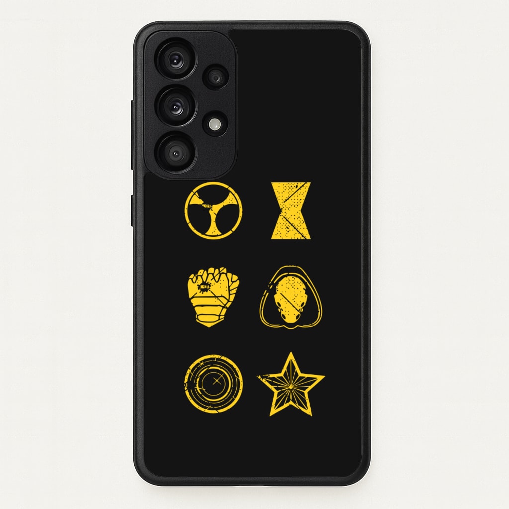 Antihero Symbols - Thunderbolts Phone Case for Galaxy A33