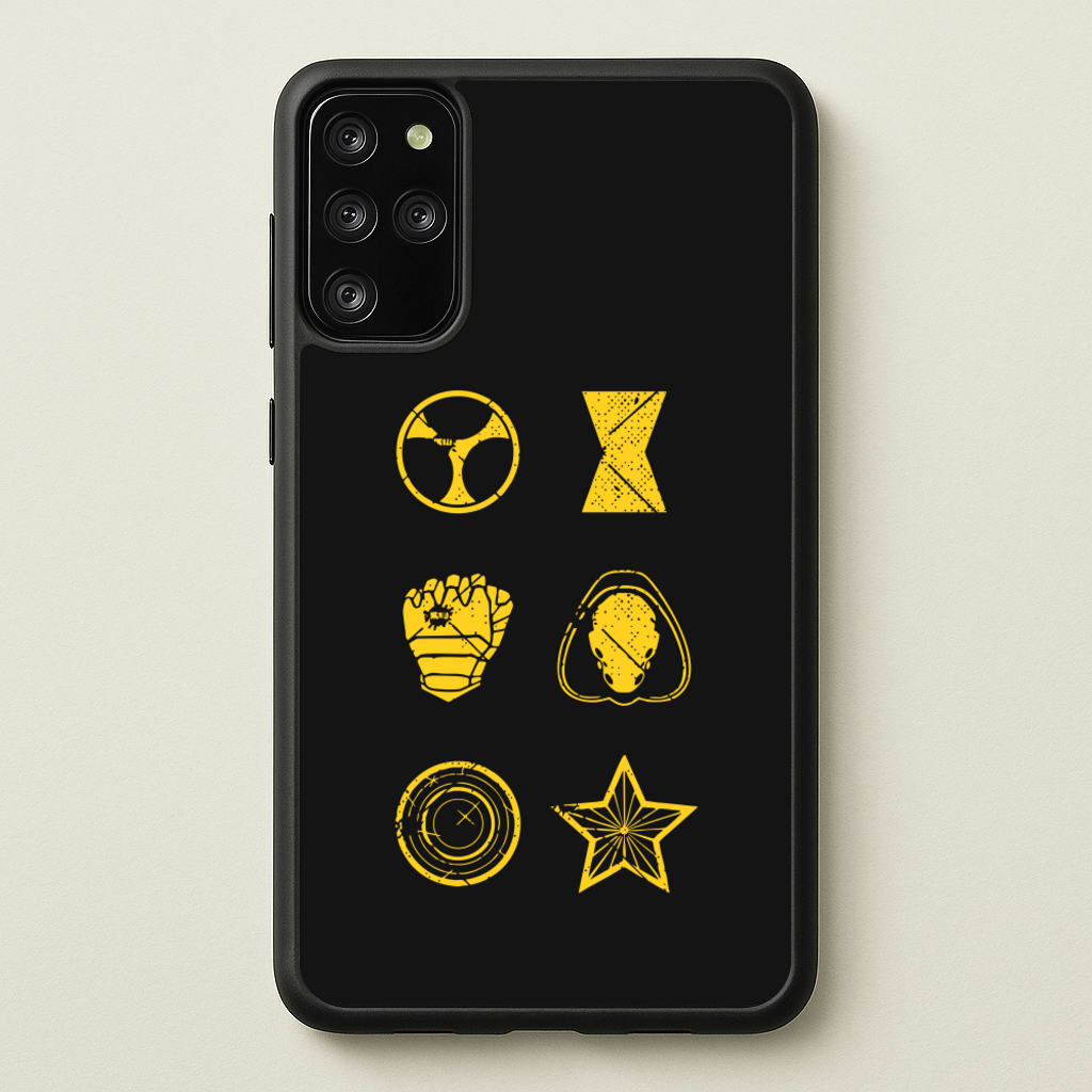 Antihero Symbols - Thunderbolts Phone Case for Galaxy S20 Plus