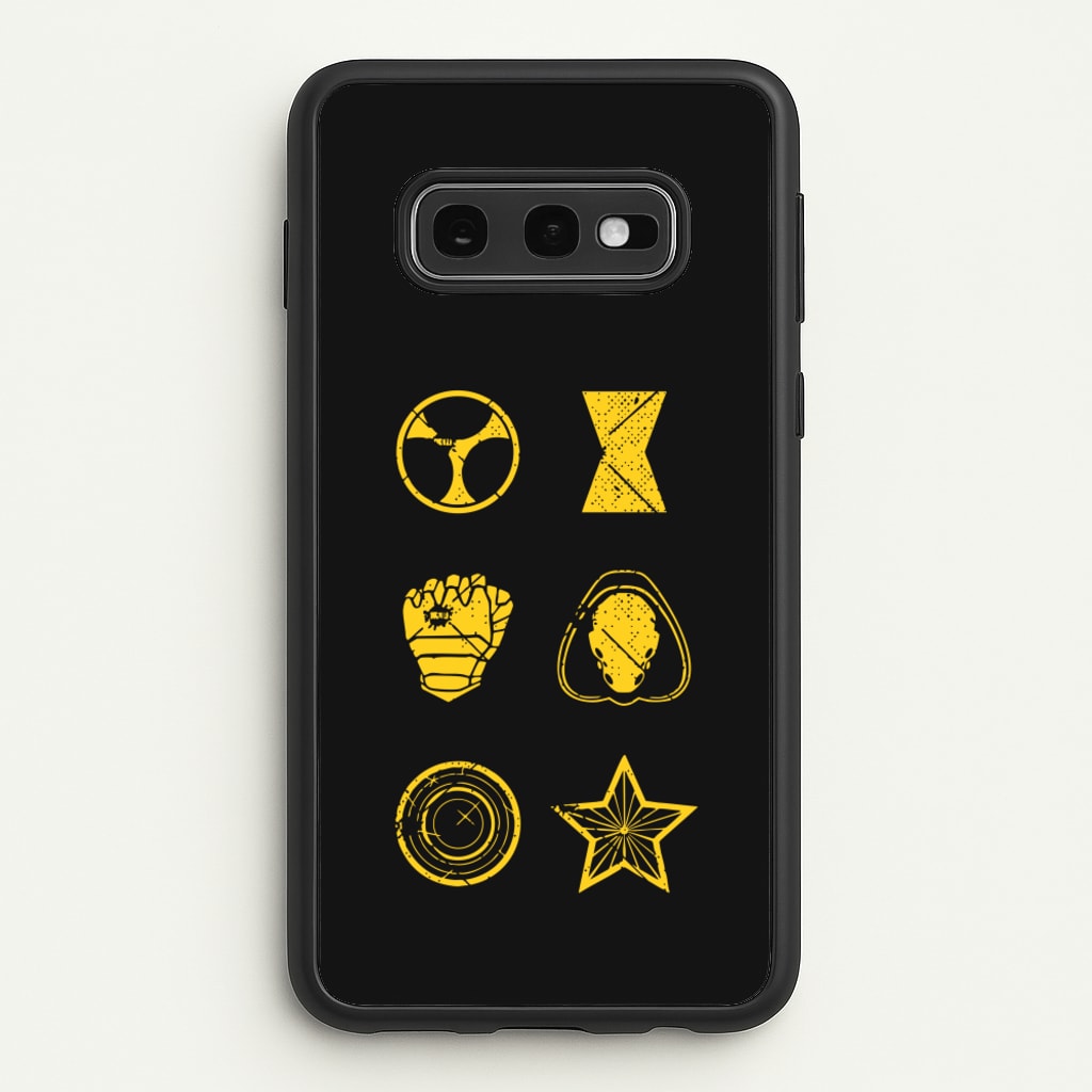 Antihero Symbols - Thunderbolts Phone Case for Galaxy S10e