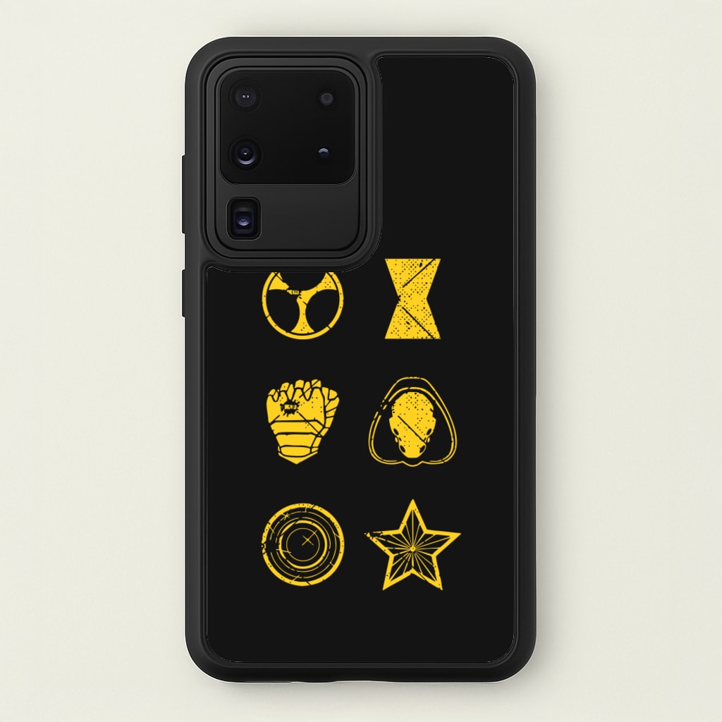 Antihero Symbols - Thunderbolts Phone Case for Galaxy S20 Ultra