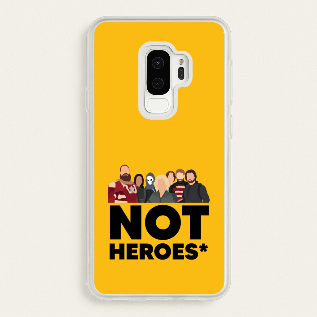 Not Heroes - Thunderbolts Phone Case for Galaxy S9 Plus