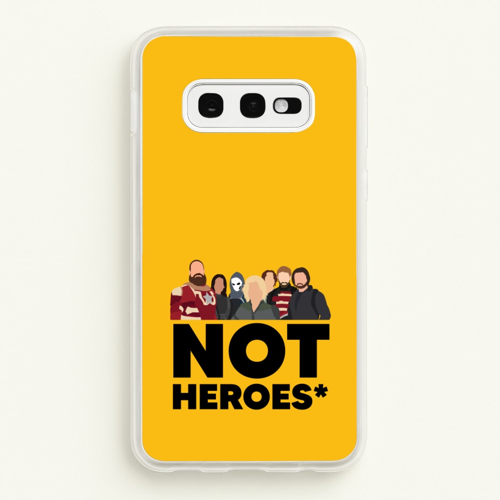 Not Heroes - Thunderbolts Phone Case for Galaxy S10e