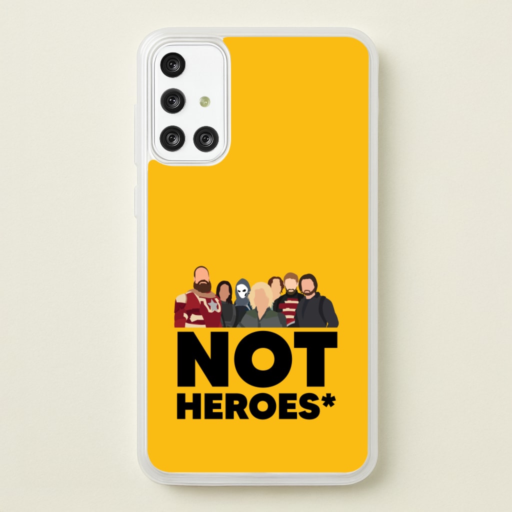 Not Heroes - Thunderbolts Phone Case for Galaxy A71