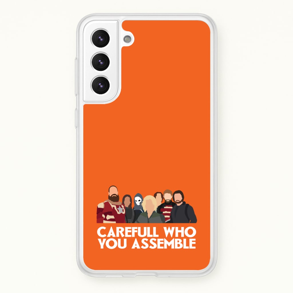 Careful Who You Assemble - Thunderbolts Phone Case for Galaxy S22 Plus