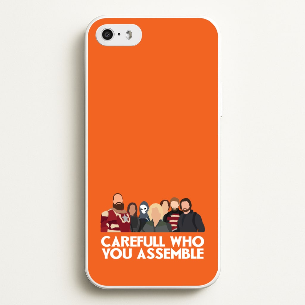 Careful Who You Assemble - Thunderbolts Phone Case for iPhone 5 / 5s / SE 2016