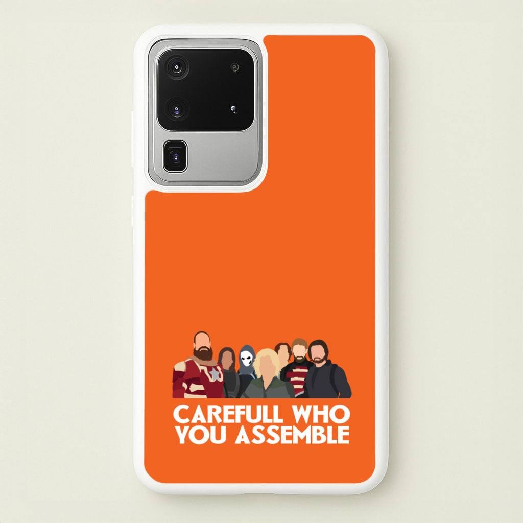 Careful Who You Assemble - Thunderbolts Phone Case for Galaxy S20 Ultra