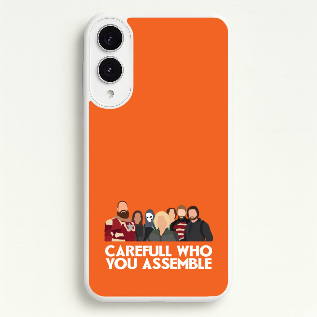 Careful Who You Assemble - Thunderbolts Phone Case for Galaxy S25 Edge