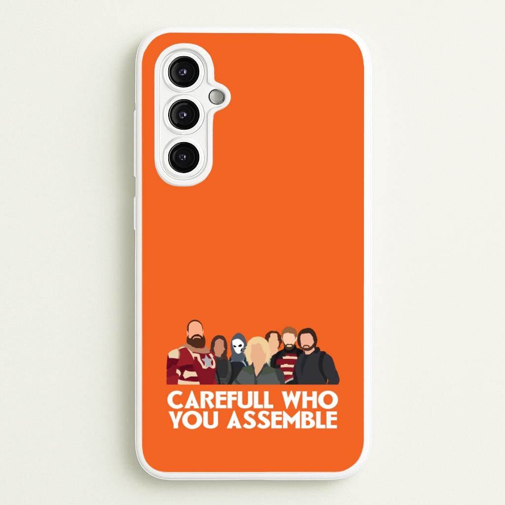 Careful Who You Assemble - Thunderbolts Phone Case for Galaxy A14