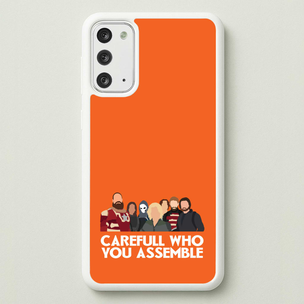 Careful Who You Assemble - Thunderbolts Phone Case for Galaxy Note 20