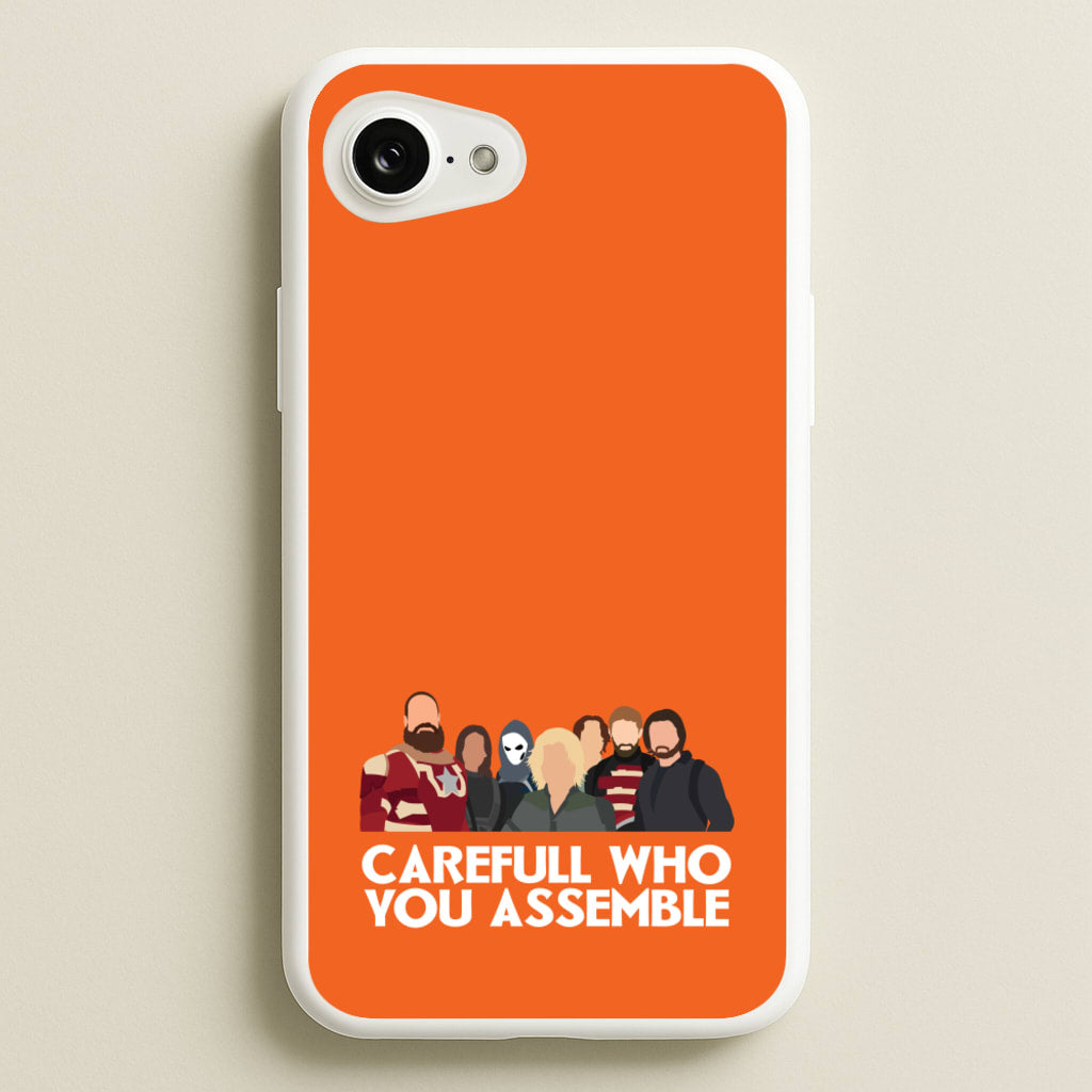 Careful Who You Assemble - Thunderbolts Phone Case for iPhone 16e