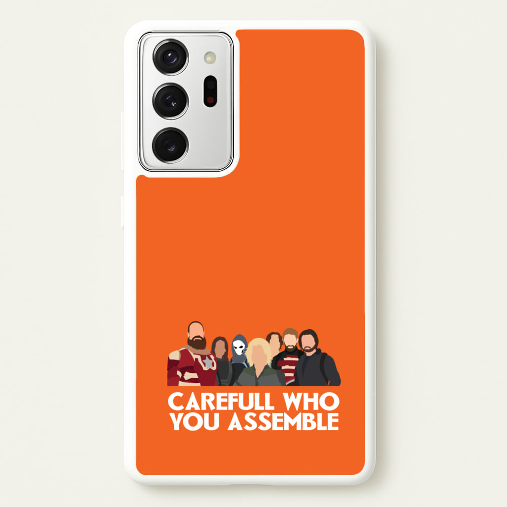 Careful Who You Assemble - Thunderbolts Phone Case for Galaxy Note 20 Ultra