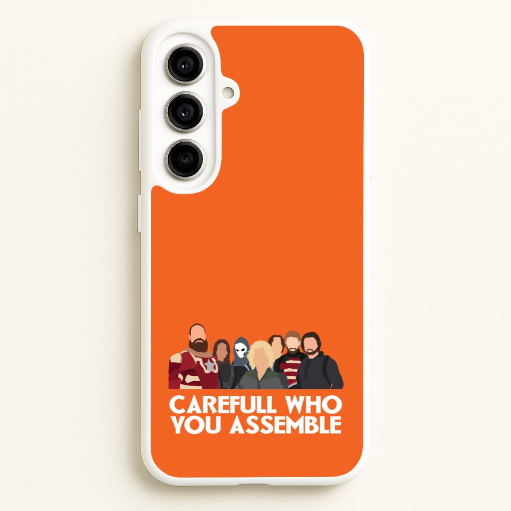 Careful Who You Assemble - Thunderbolts Phone Case for Galaxy A56