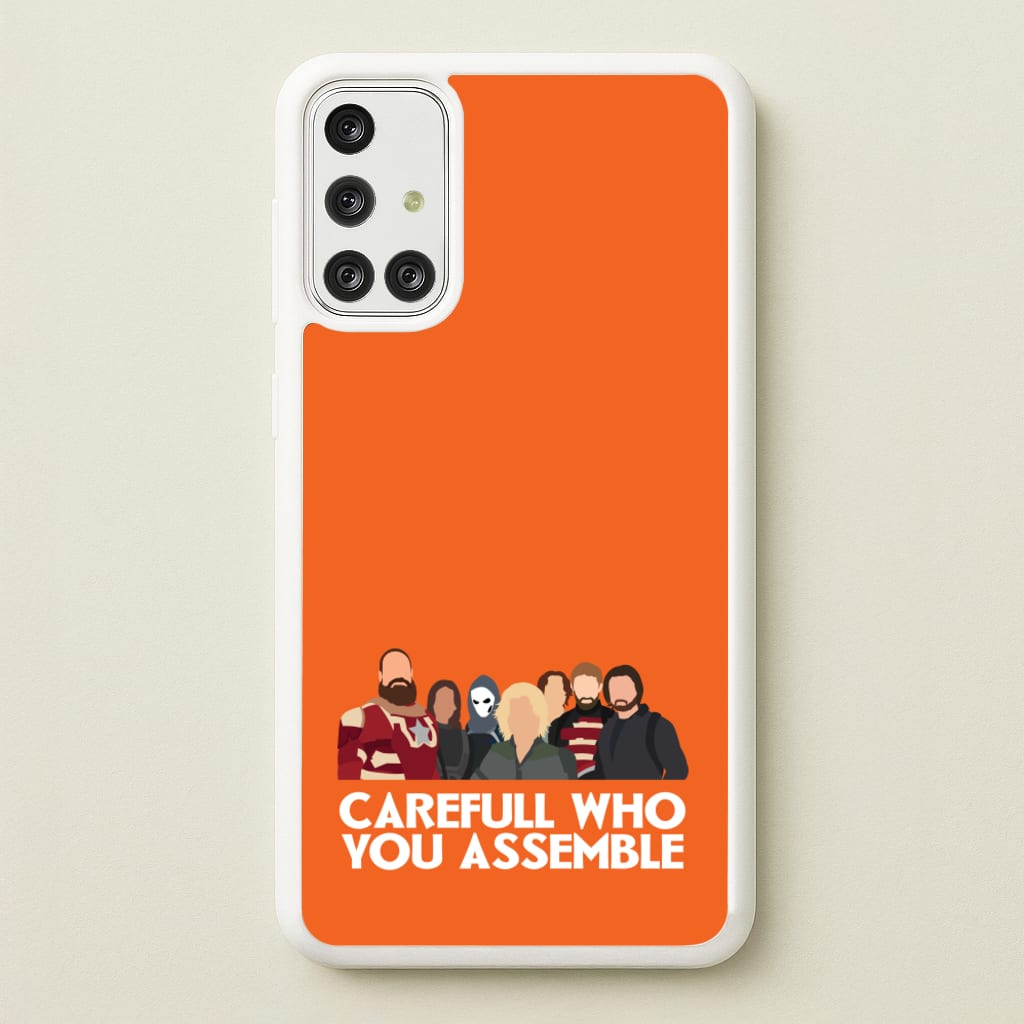 Careful Who You Assemble - Thunderbolts Phone Case for Galaxy A71