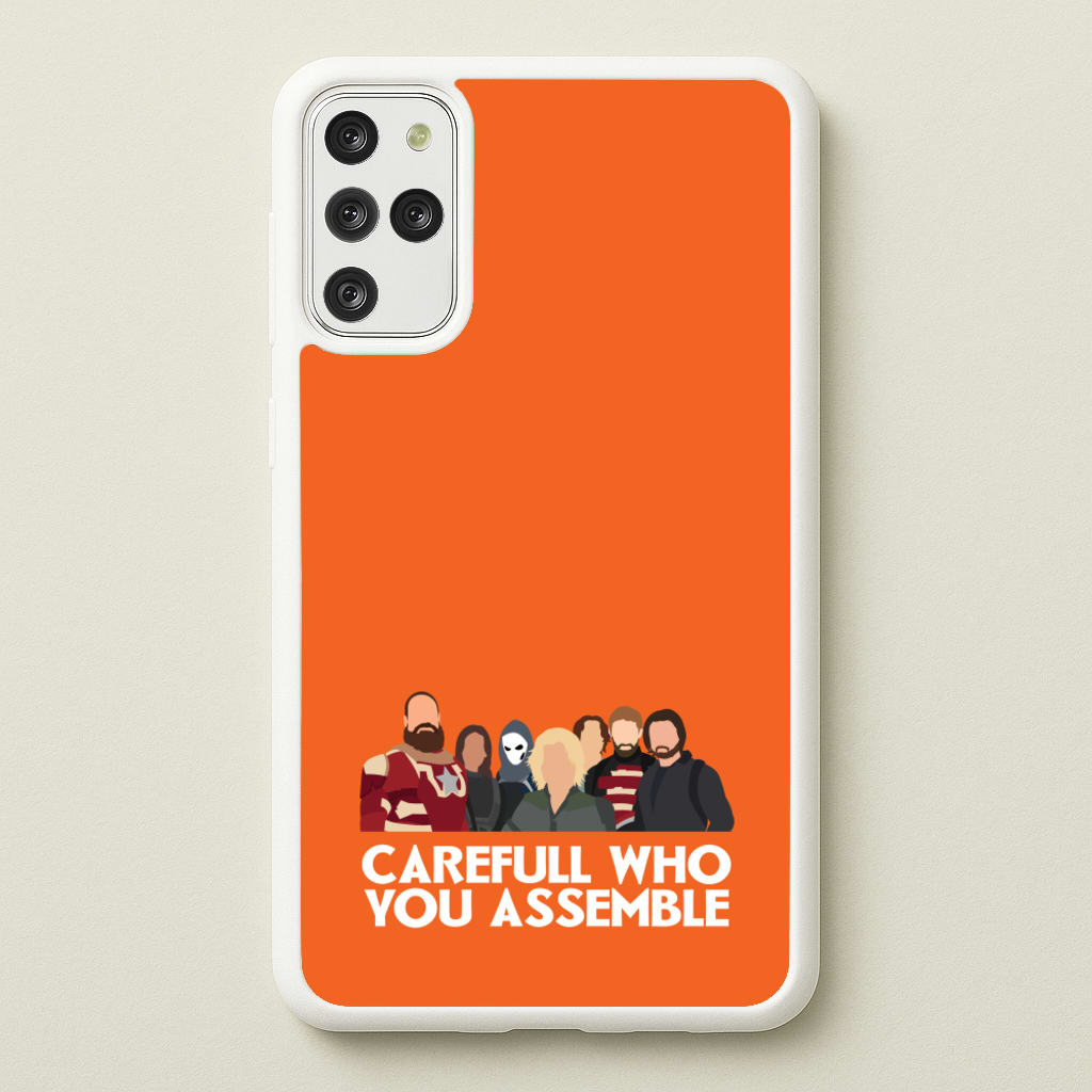 Careful Who You Assemble - Thunderbolts Phone Case for Galaxy S20 Plus