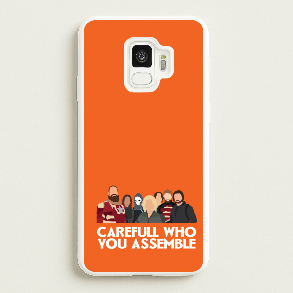 Careful Who You Assemble - Thunderbolts Phone Case for Galaxy S9