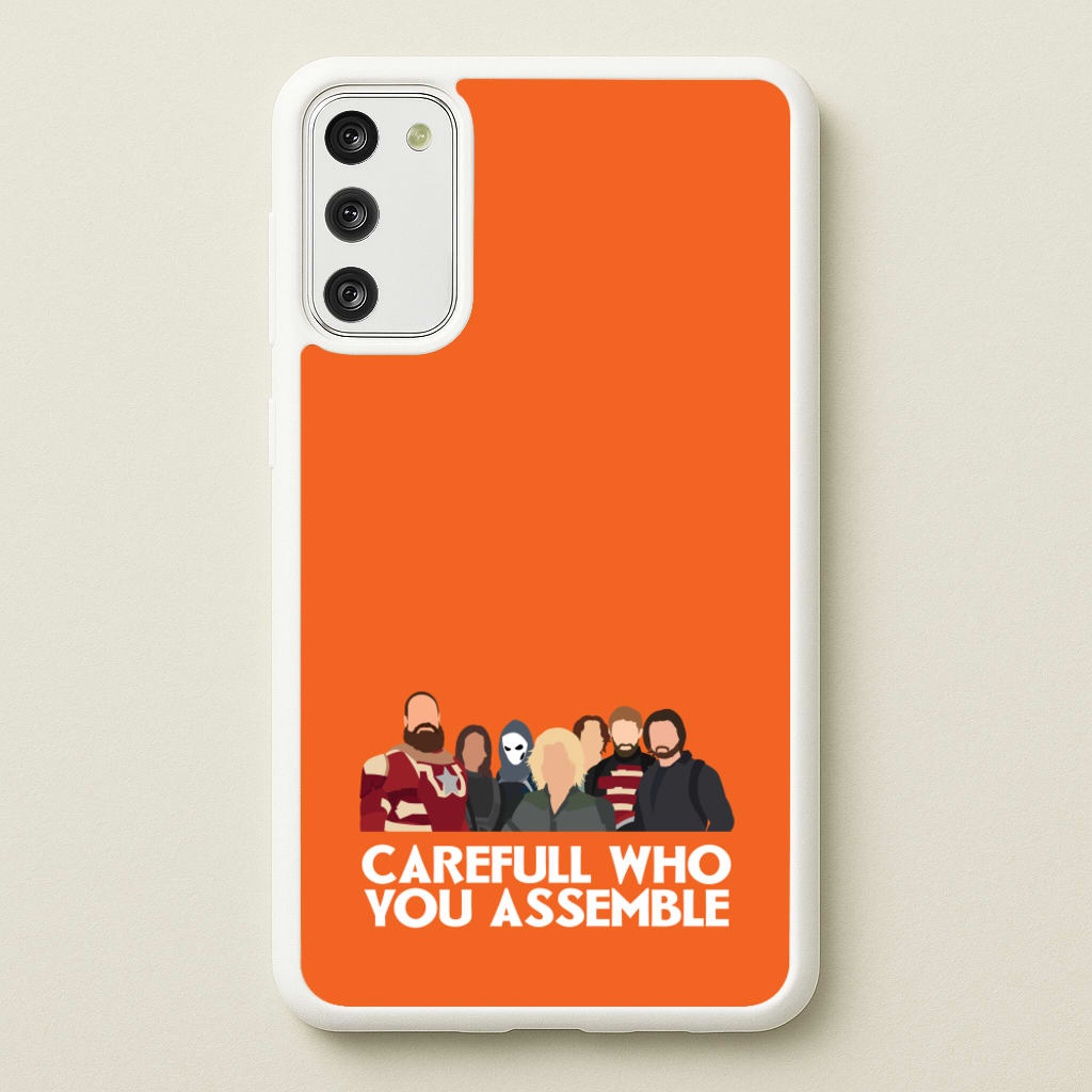 Careful Who You Assemble - Thunderbolts Phone Case for Galaxy S20