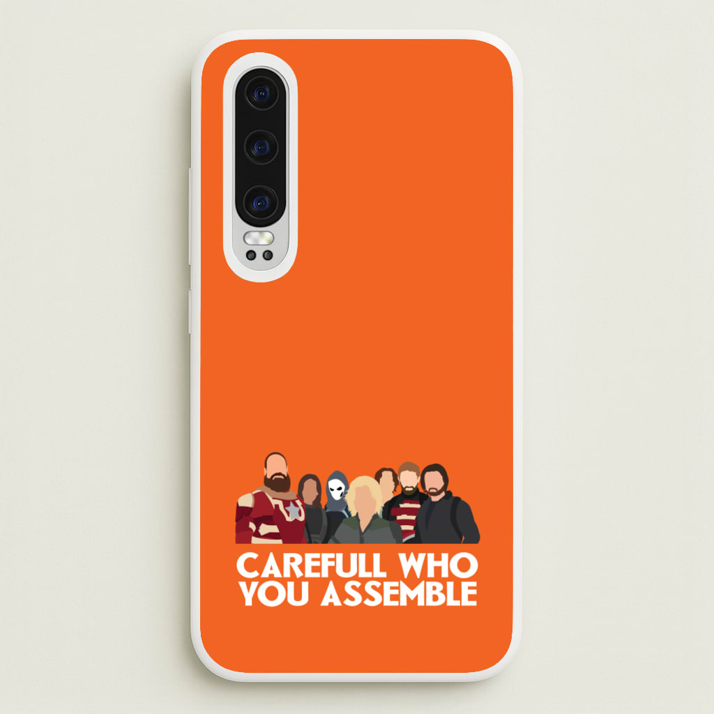 Careful Who You Assemble - Thunderbolts Phone Case for Huawei P30