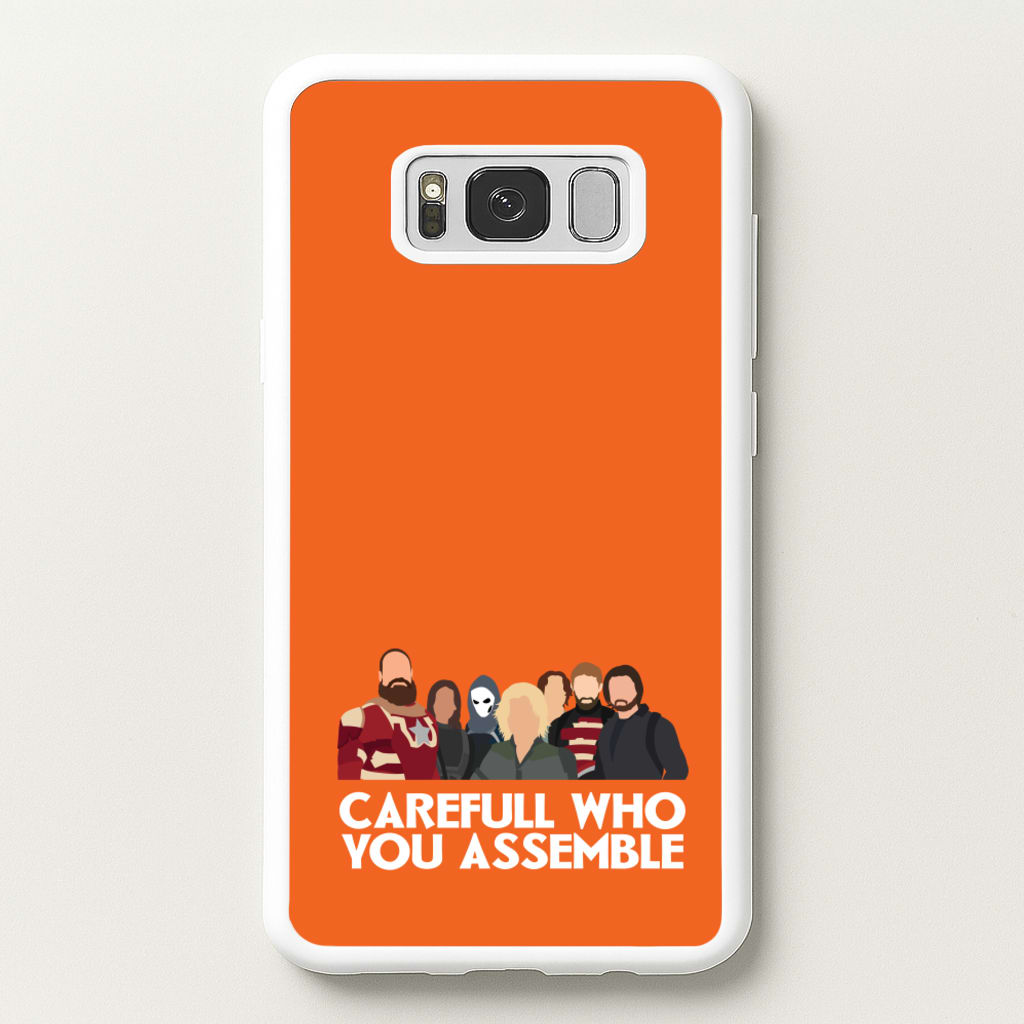 Careful Who You Assemble - Thunderbolts Phone Case for Galaxy S8