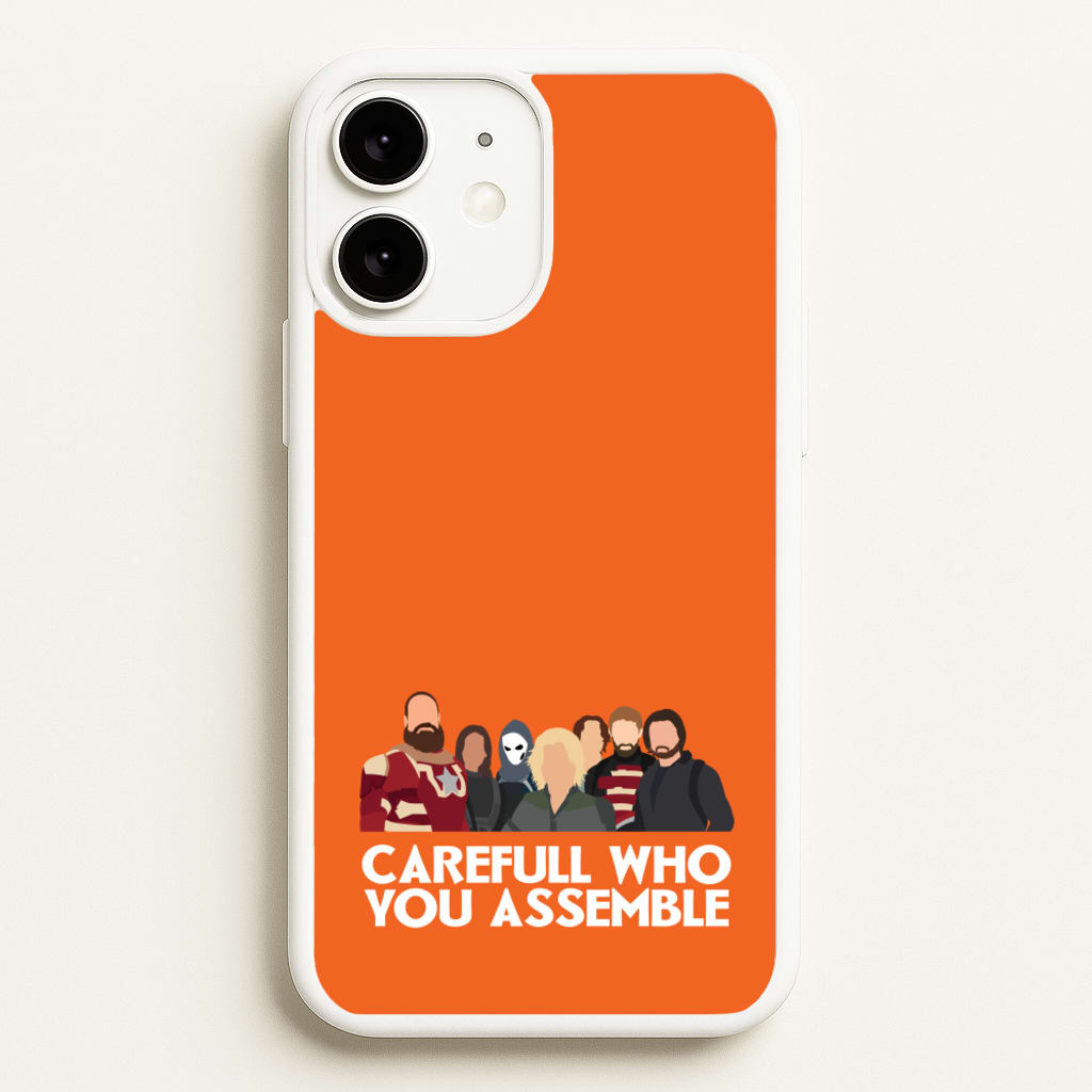 Careful Who You Assemble - Thunderbolts Phone Case for iPhone 11