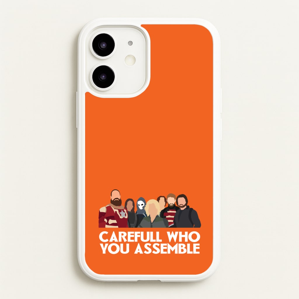 Careful Who You Assemble - Thunderbolts Phone Case for iPhone 12 / 12 Pro