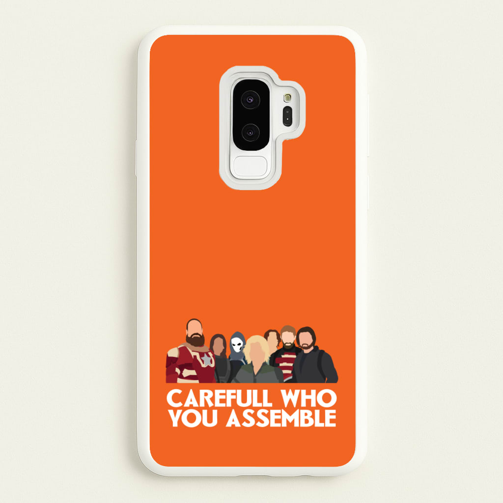 Careful Who You Assemble - Thunderbolts Phone Case for Galaxy S9 Plus