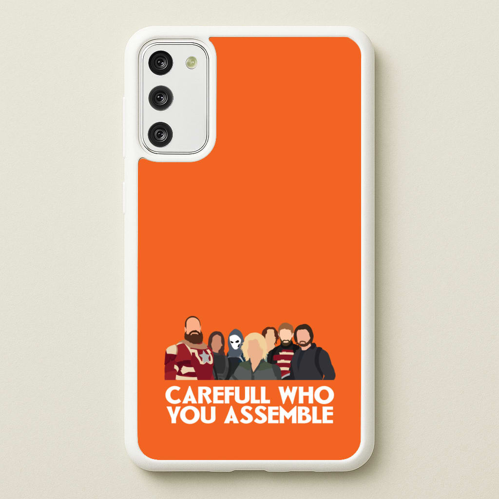 Careful Who You Assemble - Thunderbolts Phone Case for Galaxy S20FE