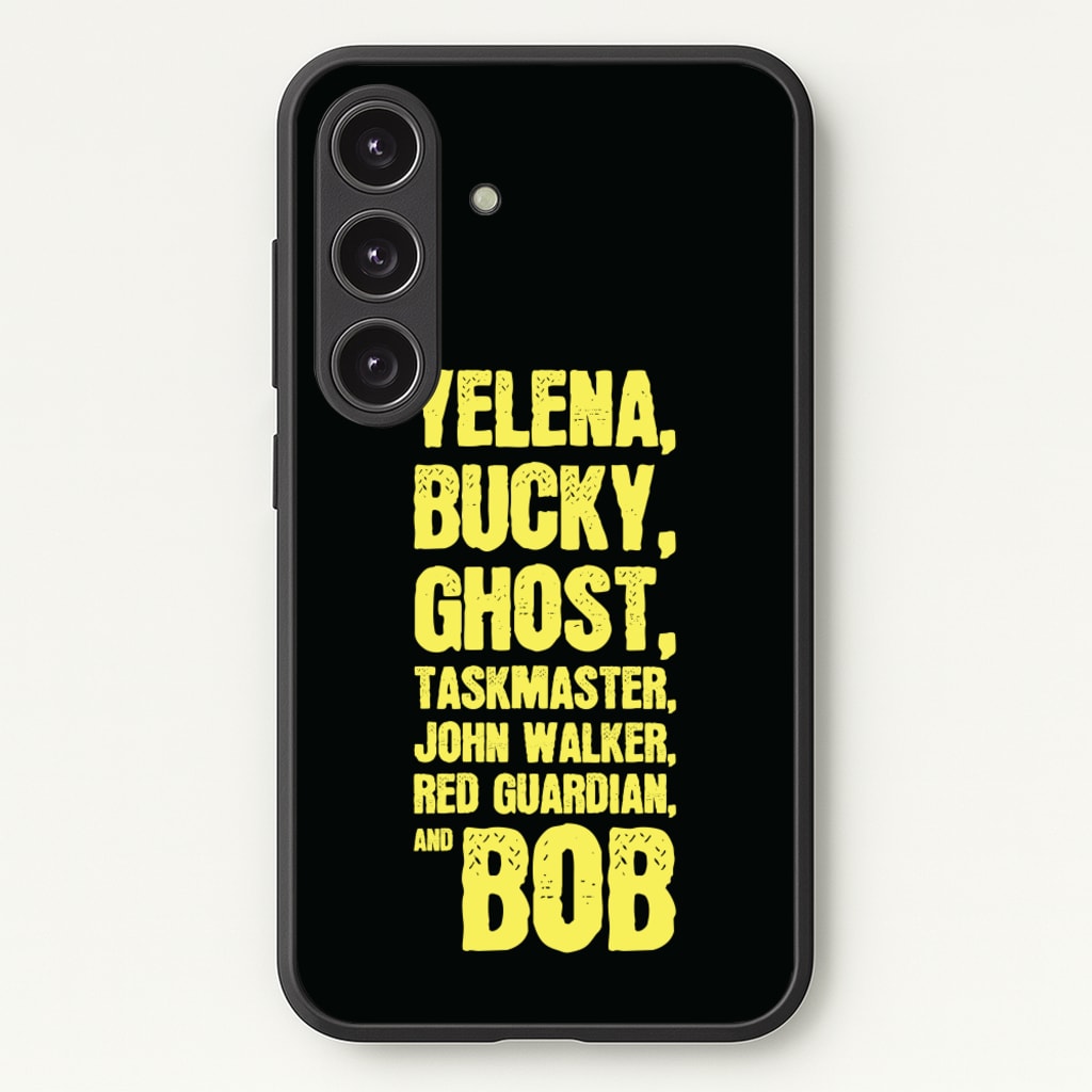 Antiheroes List - Thunderbolts Phone Case for Galaxy S24FE