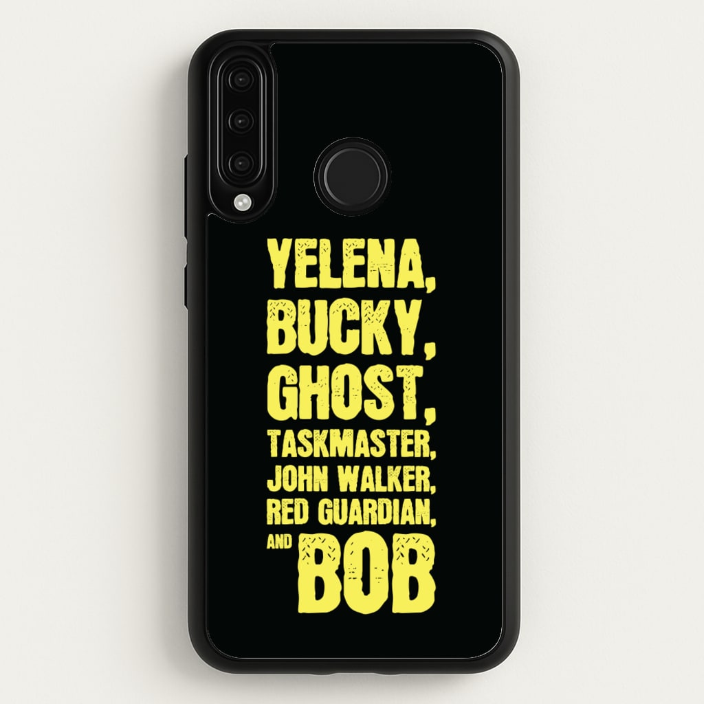 Antiheroes List - Thunderbolts Phone Case for Huawei P30 Lite