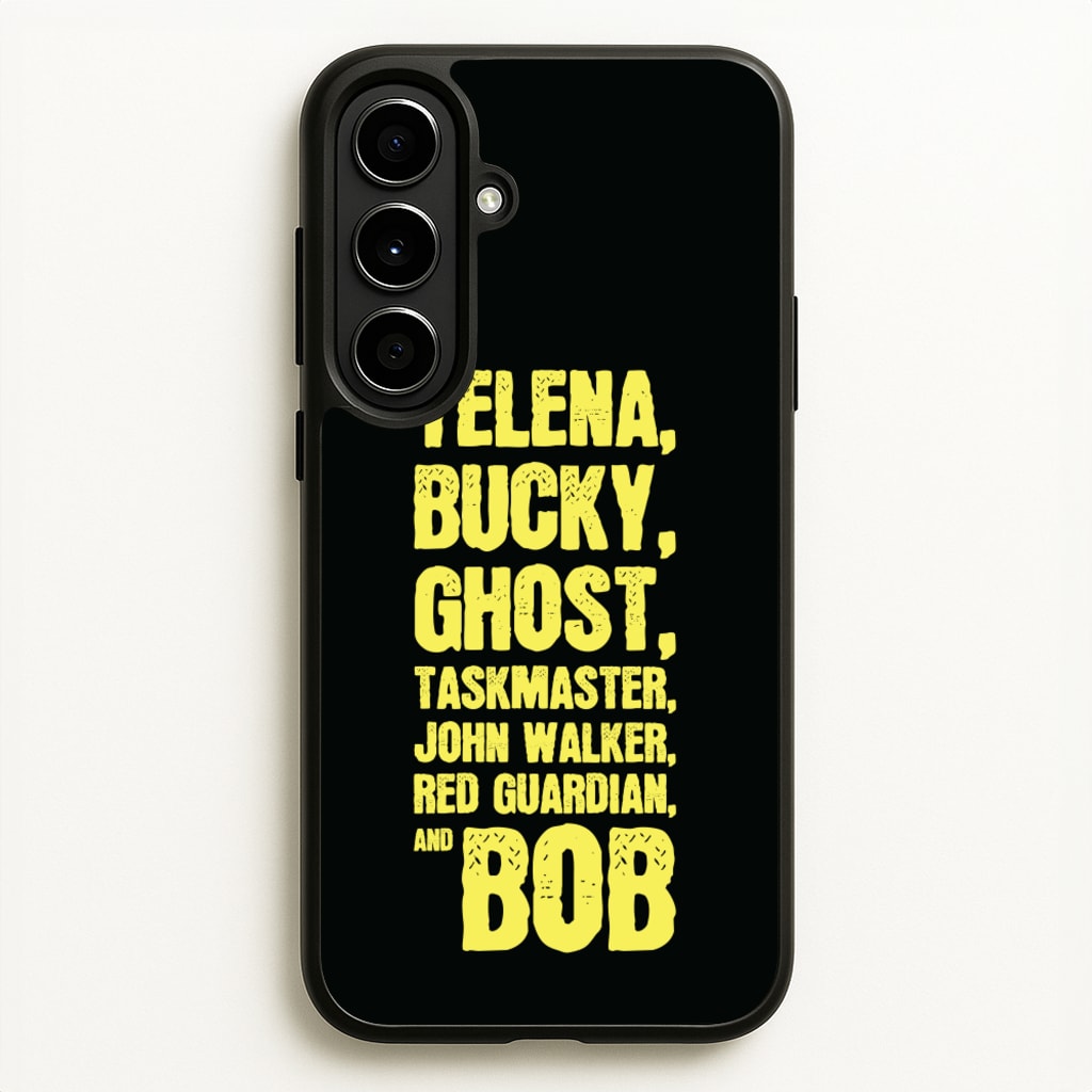 Antiheroes List - Thunderbolts Phone Case for Galaxy A56