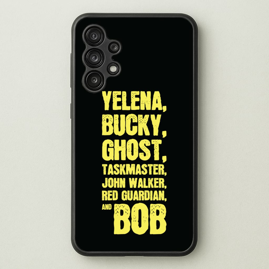 Antiheroes List - Thunderbolts Phone Case for Galaxy A13