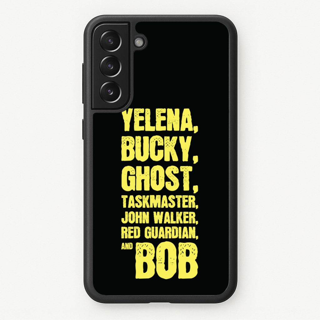 Antiheroes List - Thunderbolts Phone Case for Galaxy S21FE