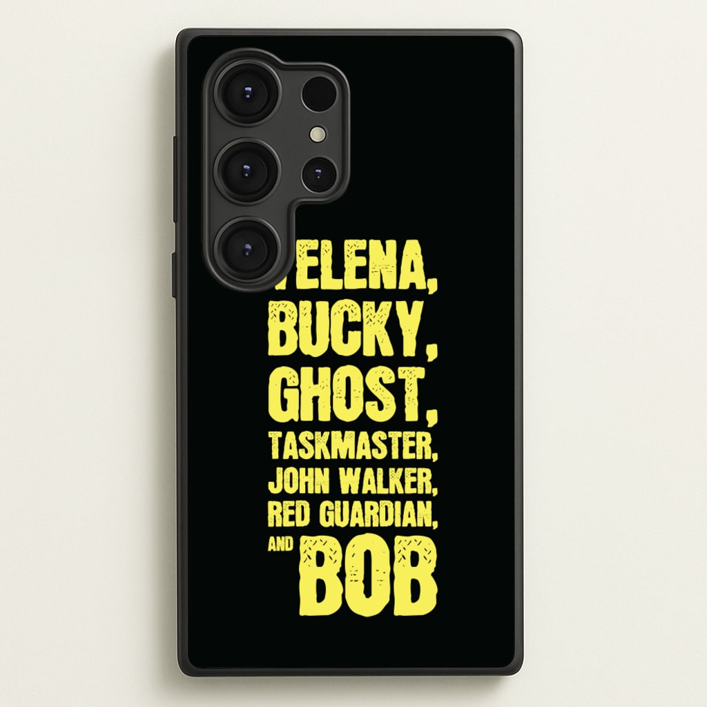 Antiheroes List - Thunderbolts Phone Case for Galaxy S25 Ultra