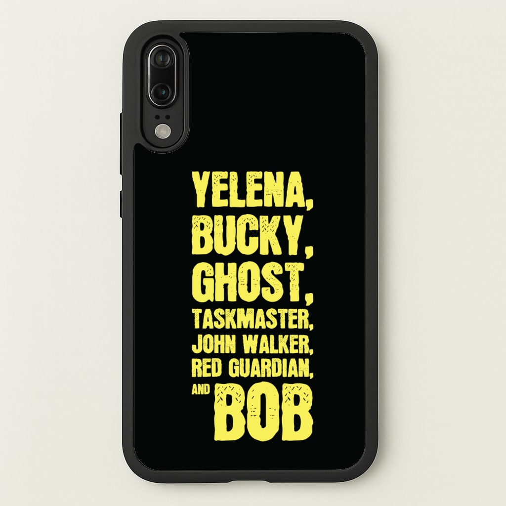 Antiheroes List - Thunderbolts Phone Case for Huawei P20