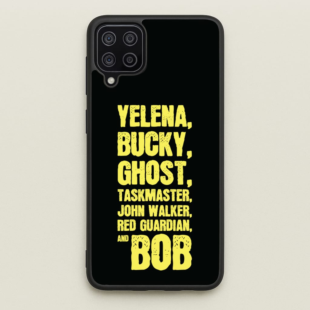 Antiheroes List - Thunderbolts Phone Case for Galaxy A12