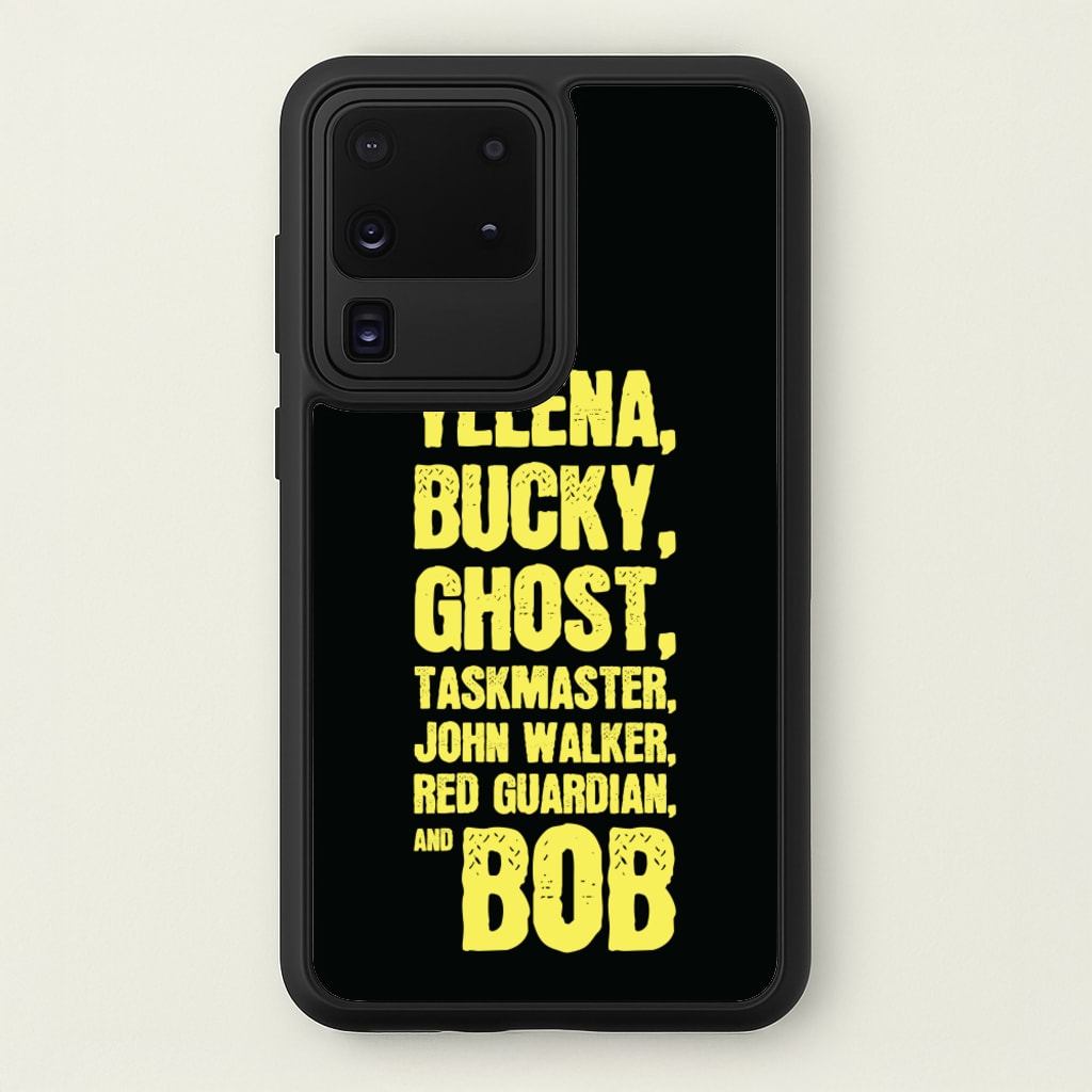 Antiheroes List - Thunderbolts Phone Case for Galaxy S20 Ultra