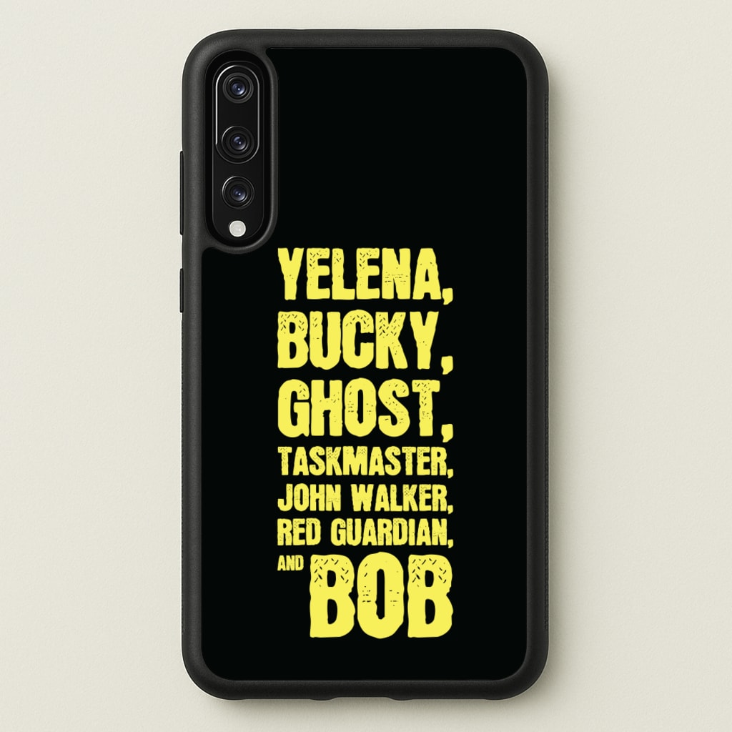 Antiheroes List - Thunderbolts Phone Case for Huawei P20 Pro