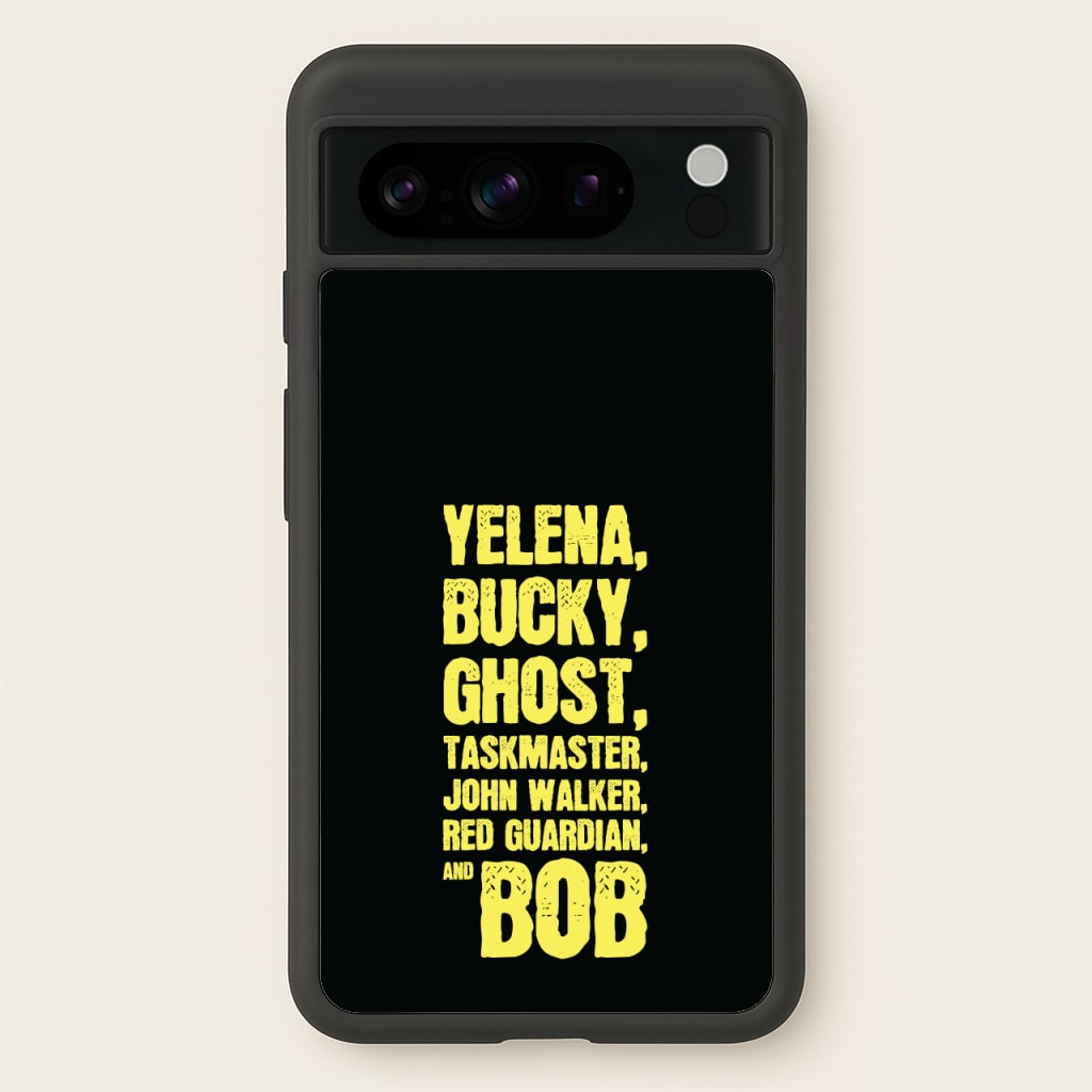 Antiheroes List - Thunderbolts Phone Case for Google Pixel 8 Pro