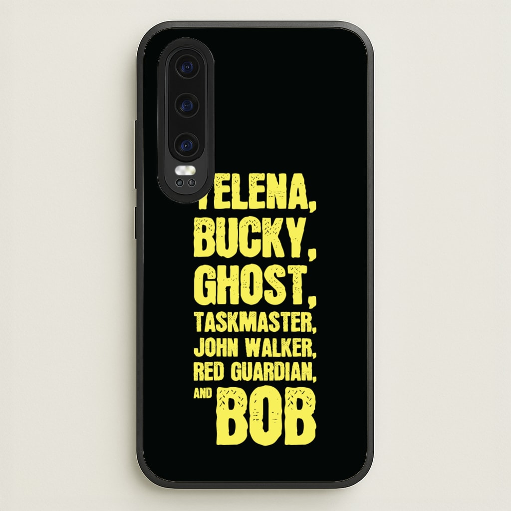 Antiheroes List - Thunderbolts Phone Case for Huawei P30