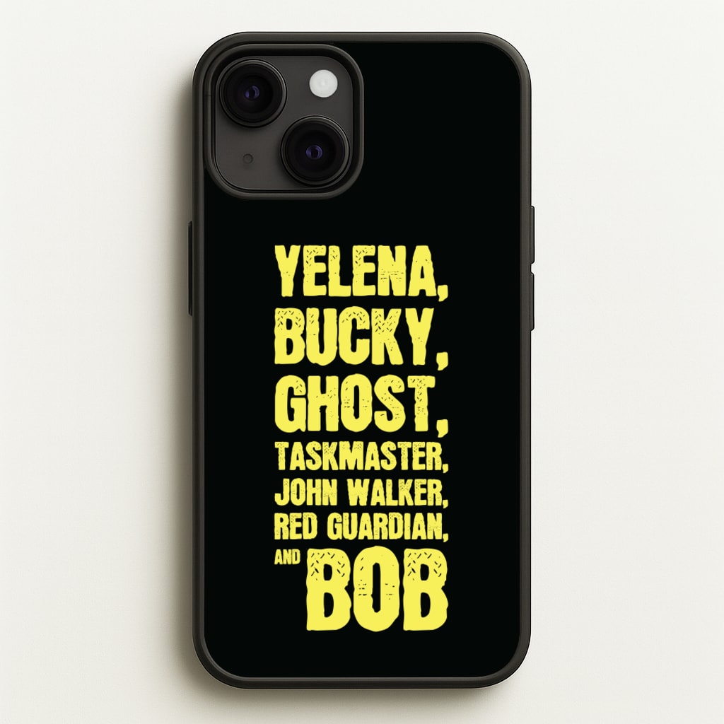 Antiheroes List - Thunderbolts Phone Case for iPhone 13