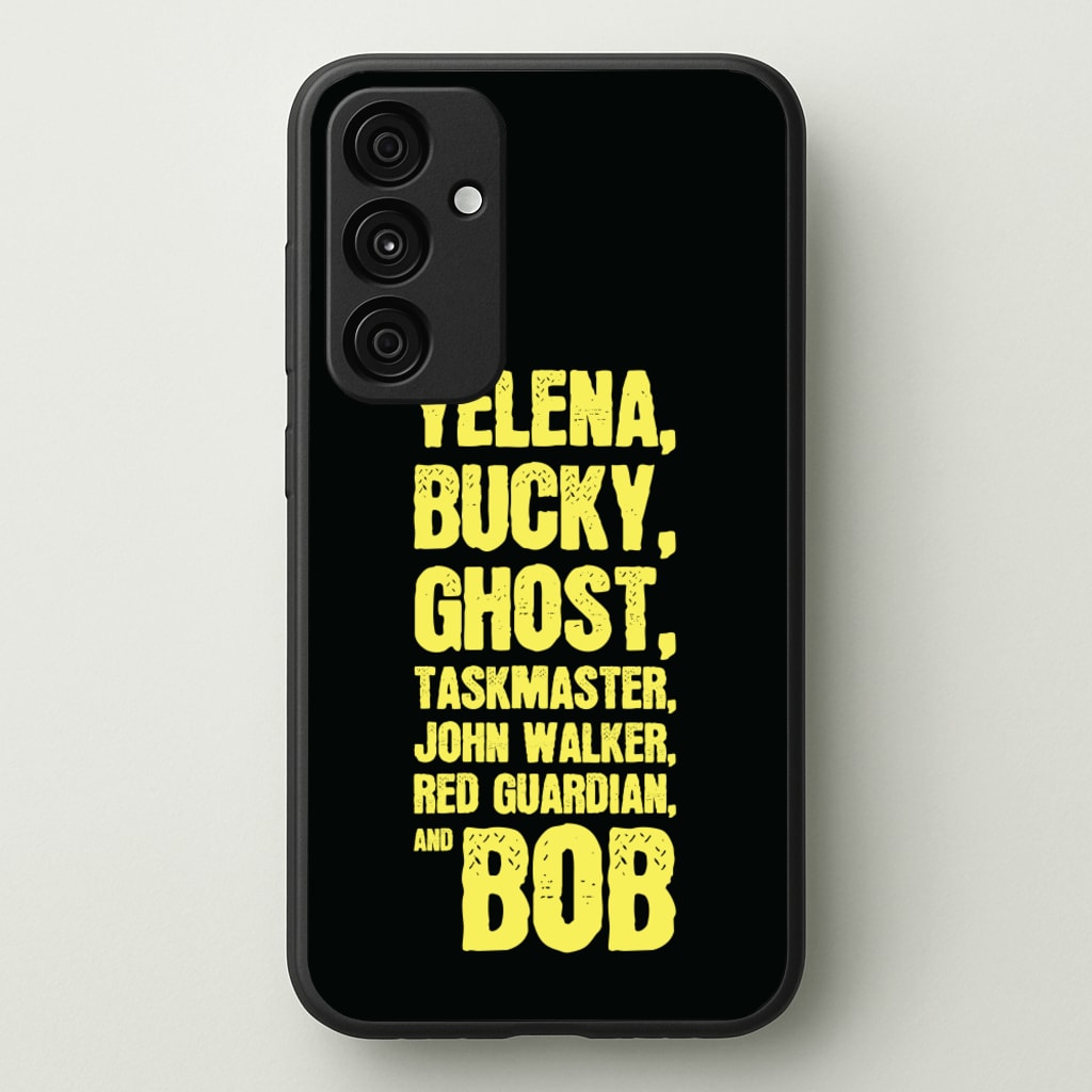 Antiheroes List - Thunderbolts Phone Case for Galaxy A15