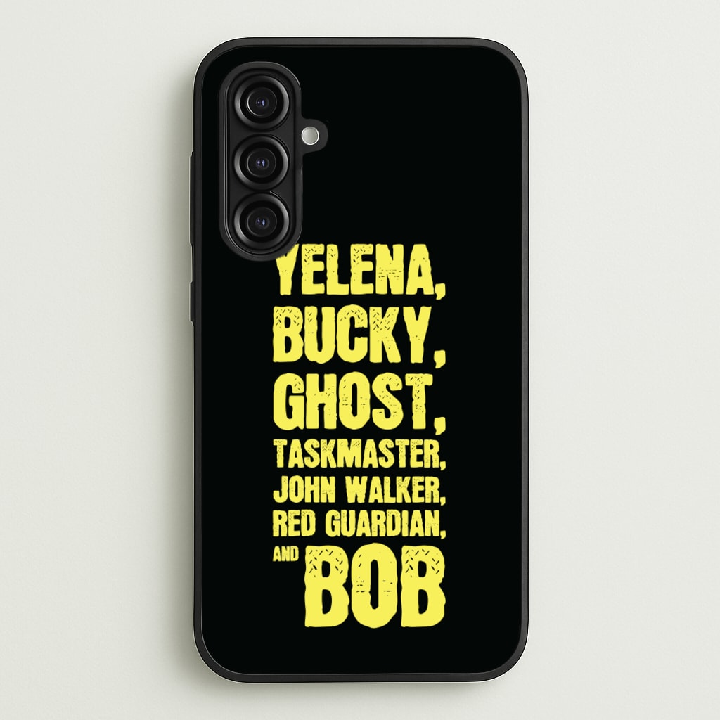 Antiheroes List - Thunderbolts Phone Case for Galaxy A16